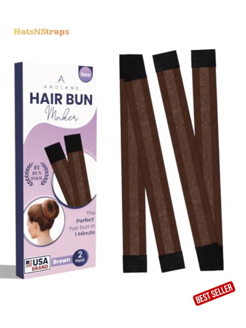 Snap Bun Maker Hair Accessory Anti-Slip Hair Bun Shaper for Updos